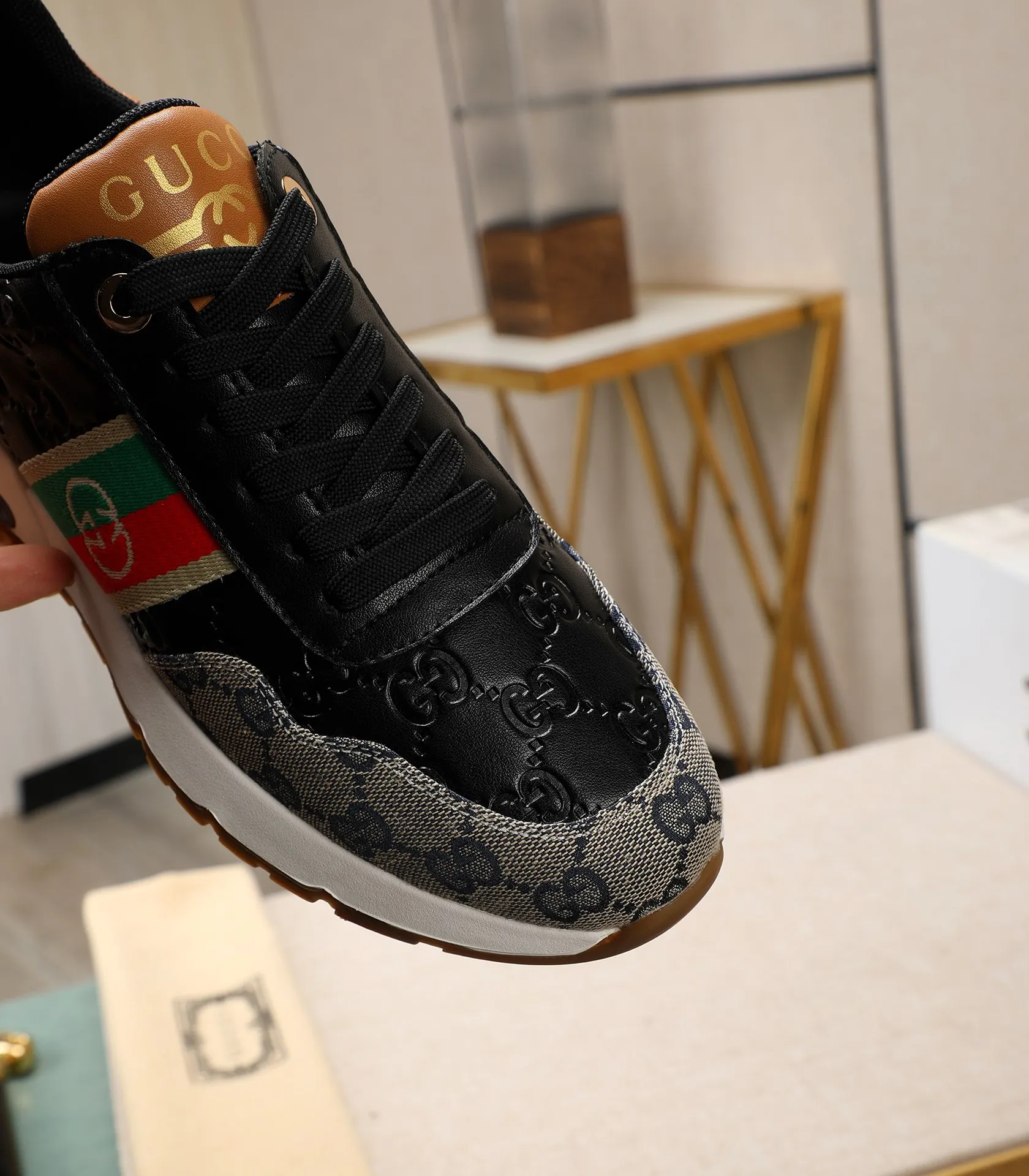 Men's men's shoes💰460 GUCCI🔍🔍2023 latest model On sale at the same time at the counter, original calfskin imported from Italy, genuine leather lining, (high-end, luxury, and class) exquisite workmanship, soles: original soles specially provided by the original factory, ⚠Exclusive double-layer movable molded soles are super comfortable⚠, real photos🎬The real ones are better🔍🔍"High quality·Follow the order" code number 38-44